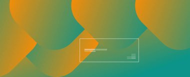 Kare şekiller geometrik soyut arkaplan. Üç boyutlu gölge efektleri ve sıvı eğimleri. Modern çakışma biçimleri