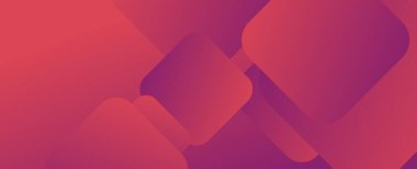 Kare şekiller geometrik soyut arkaplan. Üç boyutlu gölge efektleri ve sıvı eğimleri. Modern çakışma biçimleri