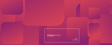 Kare şekiller geometrik soyut arkaplan. Üç boyutlu gölge efektleri ve sıvı eğimleri. Modern çakışma biçimleri