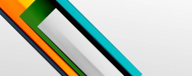 İş veya teknoloji sunumu, İnternet posteri veya web broşürü kapağı, duvar kağıdı kapağı için renk soyut geometrik arkaplan