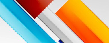 İş veya teknoloji sunumu, İnternet posteri veya web broşürü kapağı, duvar kağıdı kapağı için renk soyut geometrik arkaplan