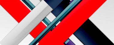 İş veya teknoloji sunumu, İnternet posteri veya web broşürü kapağı, duvar kağıdı kapağı için renk soyut geometrik arkaplan