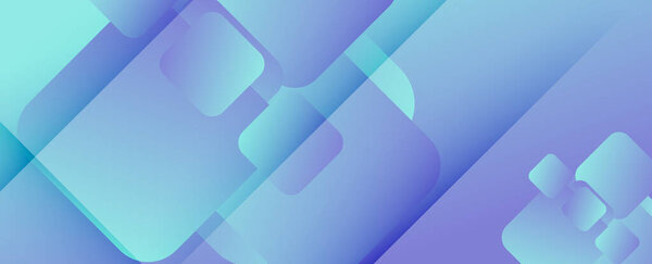 Square shapes composition geometric abstract background. 3D shadow effects and fluid gradients. Modern overlapping forms