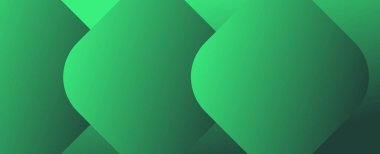 Kare şekiller geometrik soyut arkaplan. Üç boyutlu gölge efektleri ve sıvı eğimleri. Modern çakışma biçimleri