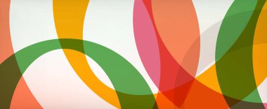 Çember geometrik şekiller, o harf tekrarlayan duvar kağıtları. İş veya teknoloji sunumları, İnternet posterleri veya web broşürü kapakları için soyut arkaplan