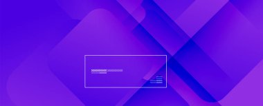 Kare şekiller geometrik soyut arkaplan. Üç boyutlu gölge efektleri ve sıvı eğimleri. Modern çakışma biçimleri