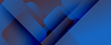 Kare şekiller geometrik soyut arkaplan. Üç boyutlu gölge efektleri ve sıvı eğimleri. Modern çakışma biçimleri