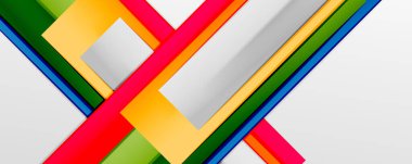 İş veya teknoloji sunumu, İnternet posteri veya web broşürü kapağı, duvar kağıdı kapağı için renk soyut geometrik arkaplan