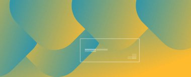 Kare şekiller geometrik soyut arkaplan. Üç boyutlu gölge efektleri ve sıvı eğimleri. Modern çakışma biçimleri