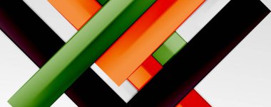 İş veya teknoloji sunumu, İnternet posteri veya web broşürü kapağı, duvar kağıdı kapağı için renk soyut geometrik arkaplan