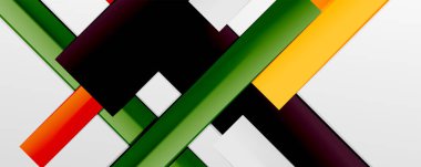 İş veya teknoloji sunumu, İnternet posteri veya web broşürü kapağı, duvar kağıdı kapağı için renk soyut geometrik arkaplan