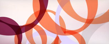 Çember geometrik şekiller, o harf tekrarlayan duvar kağıtları. İş veya teknoloji sunumları, İnternet posterleri veya web broşürü kapakları için soyut arkaplan