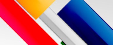 İş veya teknoloji sunumu, İnternet posteri veya web broşürü kapağı, duvar kağıdı kapağı için renk soyut geometrik arkaplan