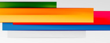 Çok renkli satır arkaplanı. İş veya teknoloji sunumları, İnternet posterleri veya web broşürü kapakları için tasarım şablonu