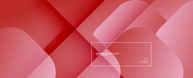 Kare şekiller geometrik soyut arkaplan. Üç boyutlu gölge efektleri ve sıvı eğimleri. Modern çakışma biçimleri