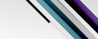 Çok renkli satır arkaplanı. İş veya teknoloji sunumları, İnternet posterleri veya web broşürü kapakları için tasarım şablonu