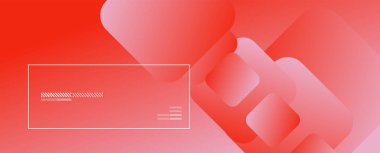 Kare şekiller geometrik soyut arkaplan. Üç boyutlu gölge efektleri ve sıvı eğimleri. Modern çakışma biçimleri