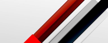 Çok renkli satır arkaplanı. İş veya teknoloji sunumları, İnternet posterleri veya web broşürü kapakları için tasarım şablonu