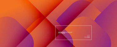 Kare şekiller geometrik soyut arkaplan. Üç boyutlu gölge efektleri ve sıvı eğimleri. Modern çakışma biçimleri