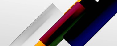 İş veya teknoloji sunumu, İnternet posteri veya web broşürü kapağı, duvar kağıdı kapağı için renk soyut geometrik arkaplan