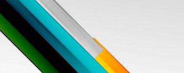 İş veya teknoloji sunumu, İnternet posteri veya web broşürü kapağı, duvar kağıdı kapağı için renk soyut geometrik arkaplan