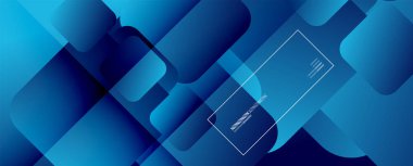 Kare şekiller geometrik soyut arkaplan. Üç boyutlu gölge efektleri ve sıvı eğimleri. Modern çakışma biçimleri