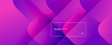 Kare şekiller geometrik soyut arkaplan. Üç boyutlu gölge efektleri ve sıvı eğimleri. Modern çakışma biçimleri