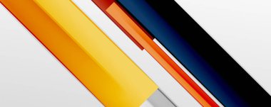 Çok renkli satır arkaplanı. İş veya teknoloji sunumları, İnternet posterleri veya web broşürü kapakları için tasarım şablonu