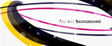 İş ya da teknoloji sunumu, internet posteri ya da web broşürü kapağı, duvar kağıdı için moda tasarım şablonu