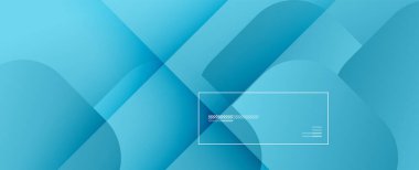 Kare şekiller geometrik soyut arkaplan. Üç boyutlu gölge efektleri ve sıvı eğimleri. Modern çakışma biçimleri