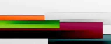 Çok renkli satır arkaplanı. İş veya teknoloji sunumları, İnternet posterleri veya web broşürü kapakları için tasarım şablonu