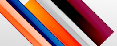 İş veya teknoloji sunumu, İnternet posteri veya web broşürü kapağı, duvar kağıdı kapağı için renk soyut geometrik arkaplan