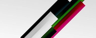 Çok renkli satır arkaplanı. İş veya teknoloji sunumları, İnternet posterleri veya web broşürü kapakları için tasarım şablonu