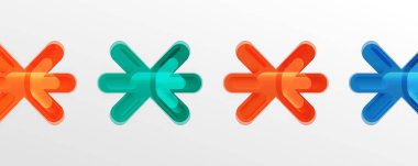 İş veya teknoloji sunumları, İnternet posterleri veya web broşürü kapakları için soyut geçişler