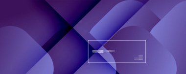 Kare şekiller geometrik soyut arkaplan. Üç boyutlu gölge efektleri ve sıvı eğimleri. Modern çakışma biçimleri