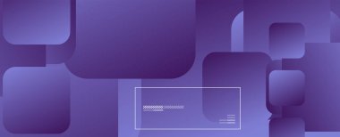 Kare şekiller geometrik soyut arkaplan. Üç boyutlu gölge efektleri ve sıvı eğimleri. Modern çakışma biçimleri