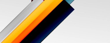 Çok renkli satır arkaplanı. İş veya teknoloji sunumları, İnternet posterleri veya web broşürü kapakları için tasarım şablonu