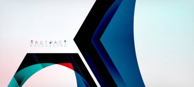 Vektör renk altıgenler geometrik soyut arkaplan