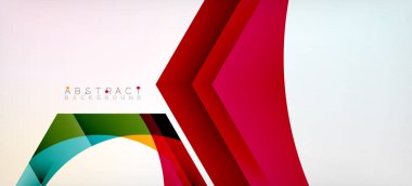 Vektör renk altıgenler geometrik soyut arkaplan