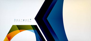 Vektör renk altıgenler geometrik soyut arkaplan