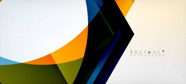 Vektör renk altıgenler geometrik soyut arkaplan