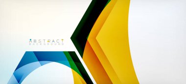 Vektör renk altıgenler geometrik soyut arkaplan