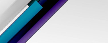İş veya teknoloji sunumu, İnternet posteri veya web broşürü kapağı, duvar kağıdı kapağı için renk soyut geometrik arkaplan
