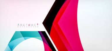 Şeffaf altıgenler geometrik şekiller soyut arkaplan