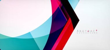 Şeffaf altıgenler geometrik şekiller soyut arkaplan