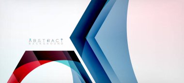 Vektör renk altıgenler geometrik soyut arkaplan