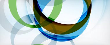 Çember geometrik şekiller, o harf tekrarlayan duvar kağıtları. İş veya teknoloji sunumları, İnternet posterleri veya web broşürü kapakları için soyut arkaplan