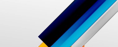 Çok renkli satır arkaplanı. İş veya teknoloji sunumları, İnternet posterleri veya web broşürü kapakları için tasarım şablonu