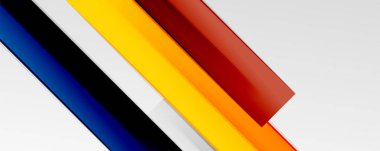 Çok renkli satır arkaplanı. İş veya teknoloji sunumları, İnternet posterleri veya web broşürü kapakları için tasarım şablonu