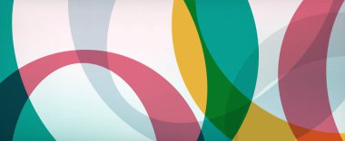 Çember geometrik şekiller, o harf tekrarlayan duvar kağıtları. İş veya teknoloji sunumları, İnternet posterleri veya web broşürü kapakları için soyut arkaplan